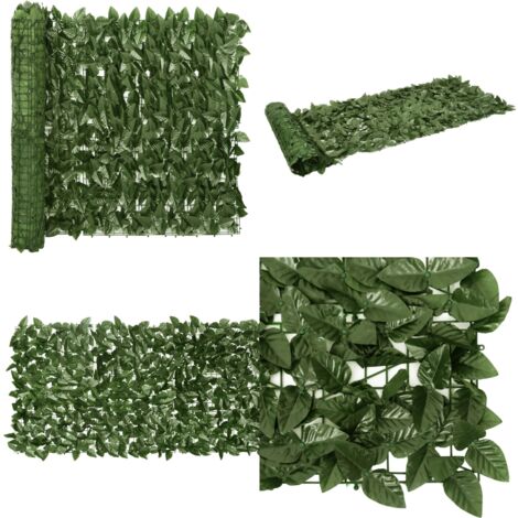 Balkon Sichtschutz 90x650cm – Dunkelgrüner Wind- & Sonnenschutz Für Garten, Pool & Terrasse, Inkl. Montagematerial