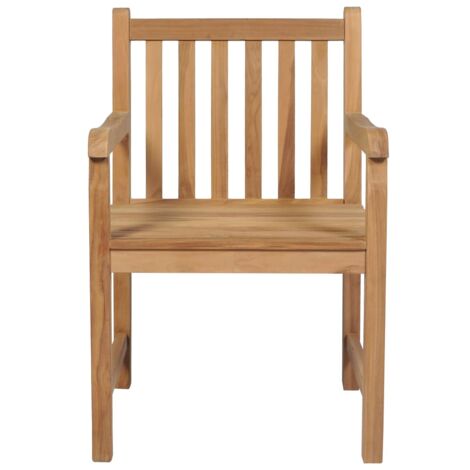 Gartenstühle 8 Stk. Massivholz Teak Gartenstühle Teak Holz