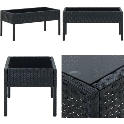 Mendler Poly- Tisch HWC-G19, Gartentisch Balkontisch, 120x75cm