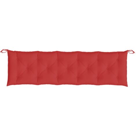 GartenbankAuflage Rot 180x50x7 cm OxfordGewebe Gartenbankkissen