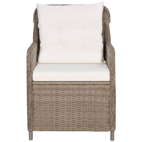Gartenstühle 2 STK. Poly Rattan Schwarz Für Garte Produktbild-Vorschau 13