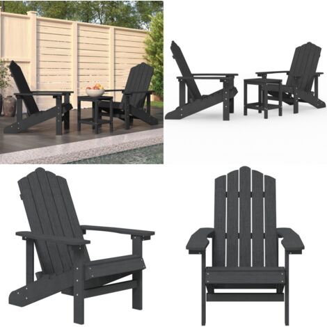 Adirondack Klappstuhl Aus HDPE-Kunststoff | Wetterfest Mit Holzoptik, Getränkehalter & Hoher Tragkraft