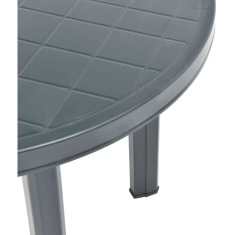 Gartentisch Grün 89 cm Kunststoff Gartentisch Kunststofftisch