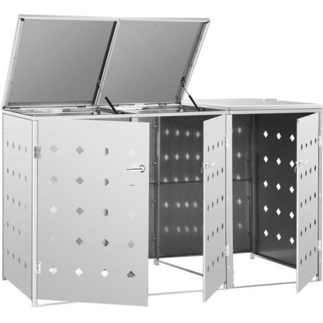 Schne Mlltonnenbox Fr 3 Tonnen 240 L Fotos