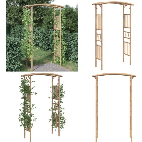 Rosenbogen Bambus 118x40x187 cm Rosenbogen Rosenbögen Home & Living