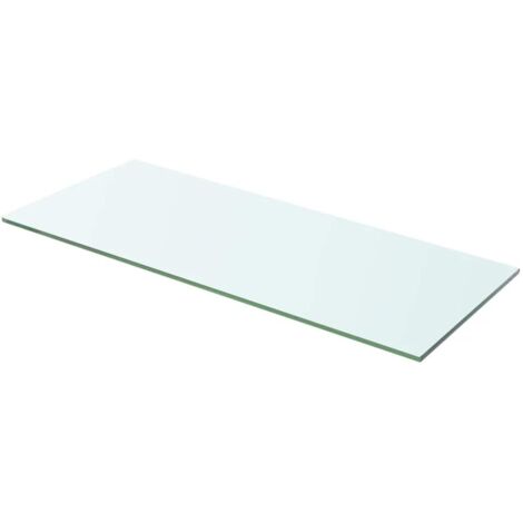 yorten Regalboden Glas Transparent Glasboden Einlegeboden Glasablage Glasregal Ersatzteile 8 mm Transparent (80 x 25 cm