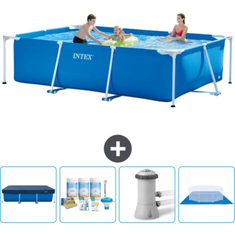 Rechteckiger Frame Pool - 300x200x75 cm - 5-teilig SCB1 (1/5)