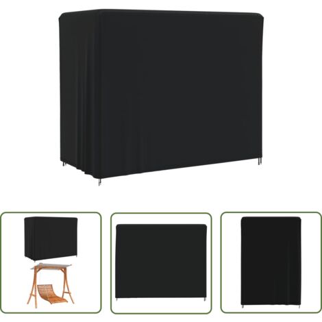 EVRBUL Schaukelabdeckung Für 3-Sitzer - 420D Allwetterschutz 214x124x170cm Mit Reißverschluss