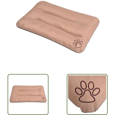 The Living Store Hundebett Größe L Beige - Hunde Bett - Hundebett - Liegefläche - Hundeplatz - Komforthundbett (1/3)
