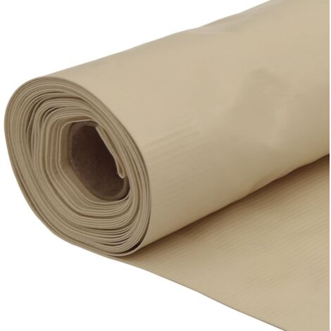 AEREY Balkonabdeckung 80x500cm – Sichtschutz Für Terrasse & Balkon, Wind- Und UV-beständig, Wasserabweisend (Creme)