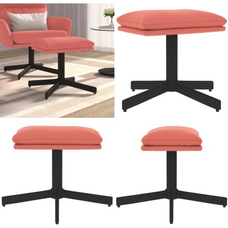 Sessel Mit Hocker Rosa Fußhocker Rosa 60x60x36 cm Samt - Samtsofa - Rosa Sessel - Hocker Mit ...