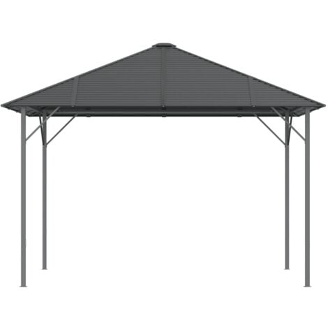 Pavillon mit Dach 3x3 m Anthrazit Pavillon Pavillons Home & Living