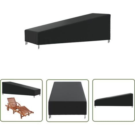 Ifundom Gartenliegen Abdeckung Beige - Wasserdichte Schutzhülle Aus Oxford