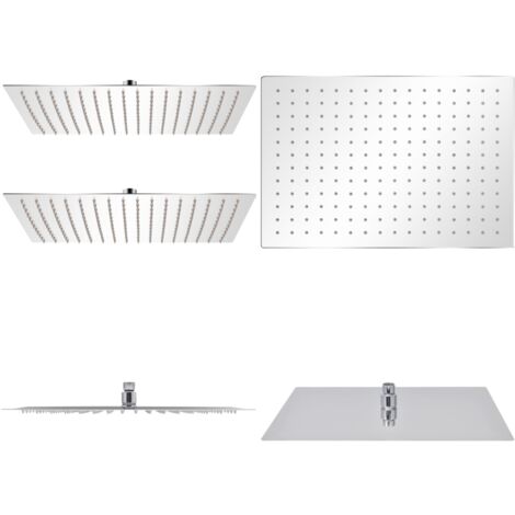 NPYSVSSS Thermostat Duschsystem – Mit Decken-Regendusche 40,6x81,3cm, Handbrause & Körperdüsen