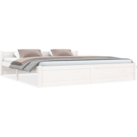 Luxus Holzbett 180x200 Weiss Bilder
