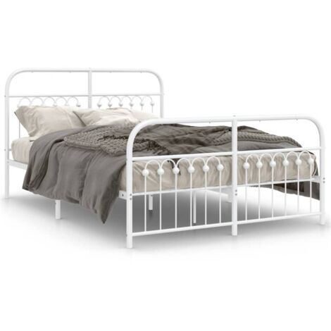 Metallbett Weiss 140x200