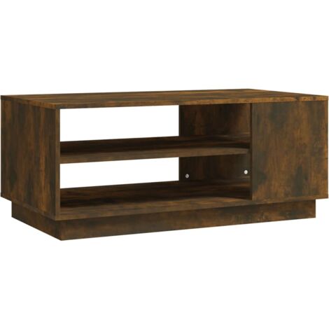 Couchtisch Räuchereiche 102x55x43 cm Holzwerkstoff - Couchtisch ...