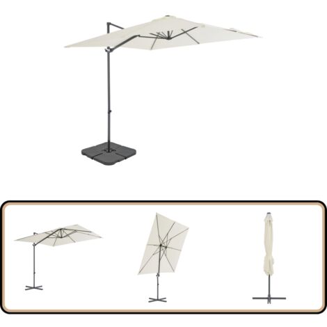 Pflanzenschirm 103cm - Gartenschirm Sonnenschutz Für Topfpflanzen & Blumenbeete