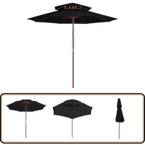 MacGregor Golfschirm 162cm - Doppeldach Für Maximalen Windschutz