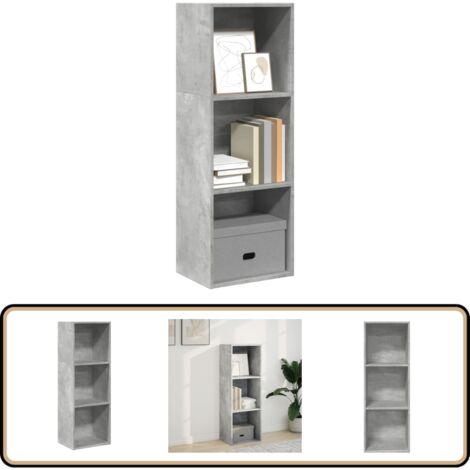 VidaXL Bücherregal 5 Fächer Industriestil Standregal Aktenregal