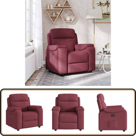 VidaXL Relaxsessel Weinrot Stoff (372482) Ab 145,80 Produktbild-Vorschau 13