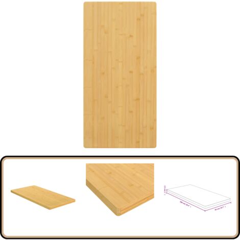 Bucmath Bambus Tischplatte 60x60x4 Cm, Robuste Holz Produktbild-Vorschau 14