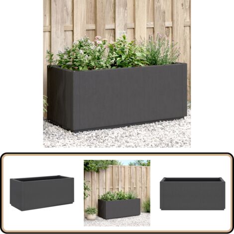 Fass Optik 2in1 Blumentopf Mit Einsatz Pflanzkübel Kräutertopf Blumenkübel Beton Pflanzkübel Für Holz