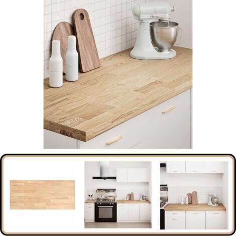 Kuchenarbeitsplatte Massivholz Eiche