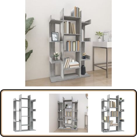 B cherregal Grau Sonoma 86x25 5x140 Cm Holzwerkstoff Buche Regal b-cherregal-grau-sonoma-86x25-5x140-cm-holzwerkstoff-buche-regal