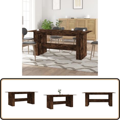 Esstisch Räuchereiche 180x90x76 cm Holzwerkstoff - Esstisch - Holztisch ...