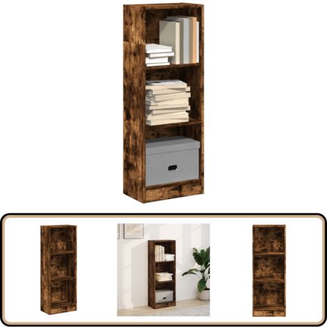 VidaXL Bücherregal 40x30x118cm Industrie-Stil - Artisan Eiche Mit Höhenverstellbaren Füßen