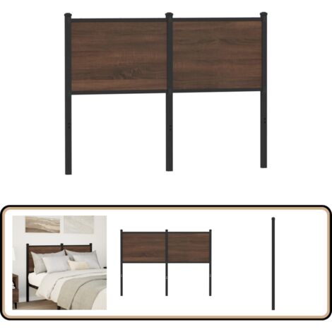Produktbild von IDIMEX Kopfteil KLAO Gepolstert 160cm Schwarz - Elegantes