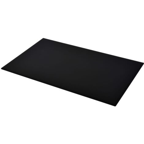 Landical Tischplatte Aus Gehärtetem Glas – 40,6x40,6 Cm, 0,6 Cm Dick, Transparent Mit Anti-Rutsch-Pads