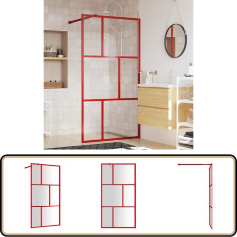 Moderne Begehbare Duschkabine 90 Cm Mit Klarglas & Mattschwarzem Rahmen – Platzsparend & Elegant