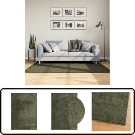 MMYAOKEN Wald Teppich 60x90cm - Waschbarer Kurzflor Teppich Für Wohnzimmer