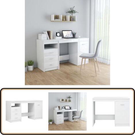 HOMCOM Studiertisch Schreibtisch Computer Stand Laptoptisch