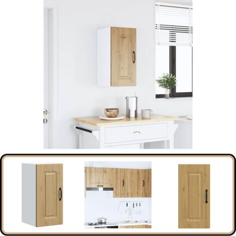 VidaXL Küchen-Hängeschrank Grau - 60cm Oberschrank Für Mehr Stauraum