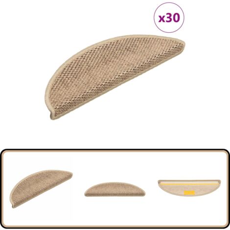 VidaXL Stufenmatten Selbstklebend 30 Stk. Creme 56x Produktbild-Vorschau 9