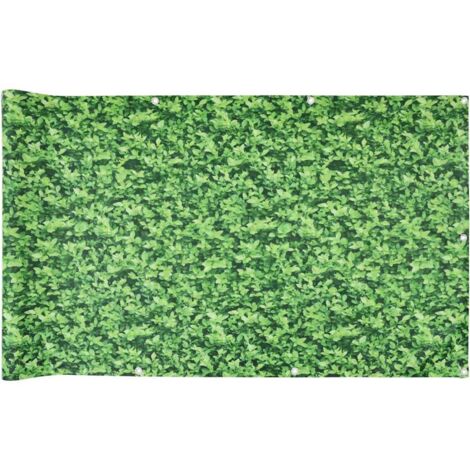 LIVEINU Balkonbespannung 75x500cm - Sichtschutz Mit 75% UV-Schutz Gelb