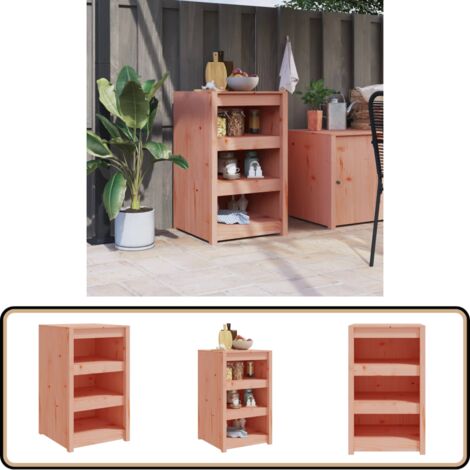 Outdoor-Küchenschrank 55x55x92 cm Massivholz Douglasie - Gartenmöbel - Holzmöbel - Außengrill - Küchenausstattung - Esstischset (1/5)