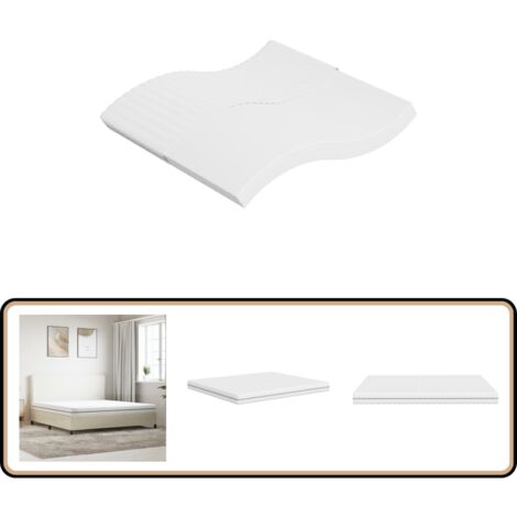 Matratze Schaumstoff Mittelweich 180x200 cm - Matratze - Schaumstoffmatratze - Federkernlos - Mittelweiche Matratze - Doppelbettmatratze (1/5)