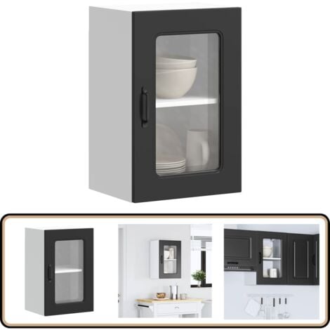 VidaXL Küchen-Hängeschrank 60x60cm - Sonoma-Eiche Mit Glastür