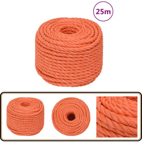 KingCord Polypropylen-Seil 182.8 M X 10 Mm – Gelb, Schwimmfähig, 111 Kg Tragkraft, Für Garten & Boot