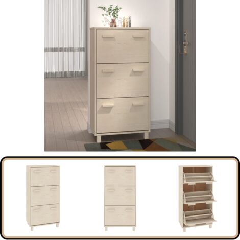 DEASY Schuhschrank Schuhschrank Aus Holz, Sdeboard, 2 Offene Fächer