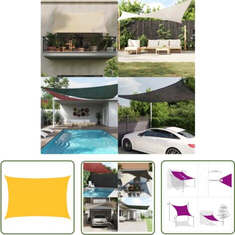 Treer Sonnensegel Wasserdicht 2x2,4m | 3D Mandala Muster Für Garten