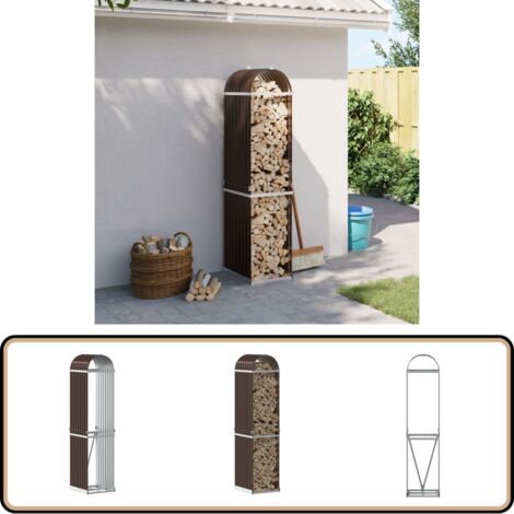VidaXL Kaminholzregal Brennholzregal 40x30x80 Cm We Produktbild-Vorschau 5