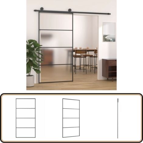 Glas Schiebetür Circle Design 217,5x205cm - Sadora SlimLine Made In Germany