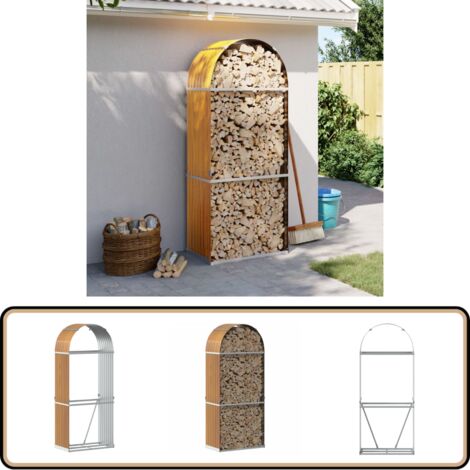 VidaXL Kaminholzregal Brennholzregal 40x30x80 Cm We Produktbild-Vorschau 3