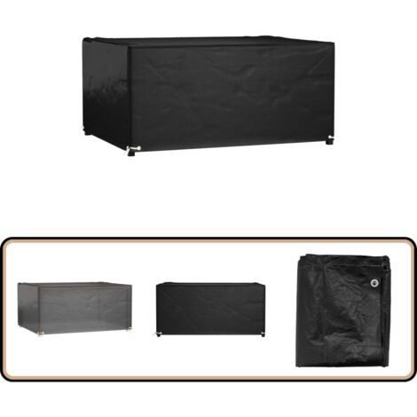 HOMIUSE Gartenmöbel-Abdeckung 135x135x90 Cm – Wasserdicht, UV-beständig Mit 8 Ösen