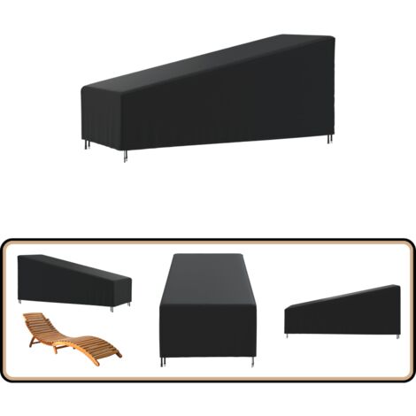 2 X Sonnenliegen-Abdeckung, 200 X 70 X 40 X 75 Cm – Wasserdicht, Winddicht, UV-beständig